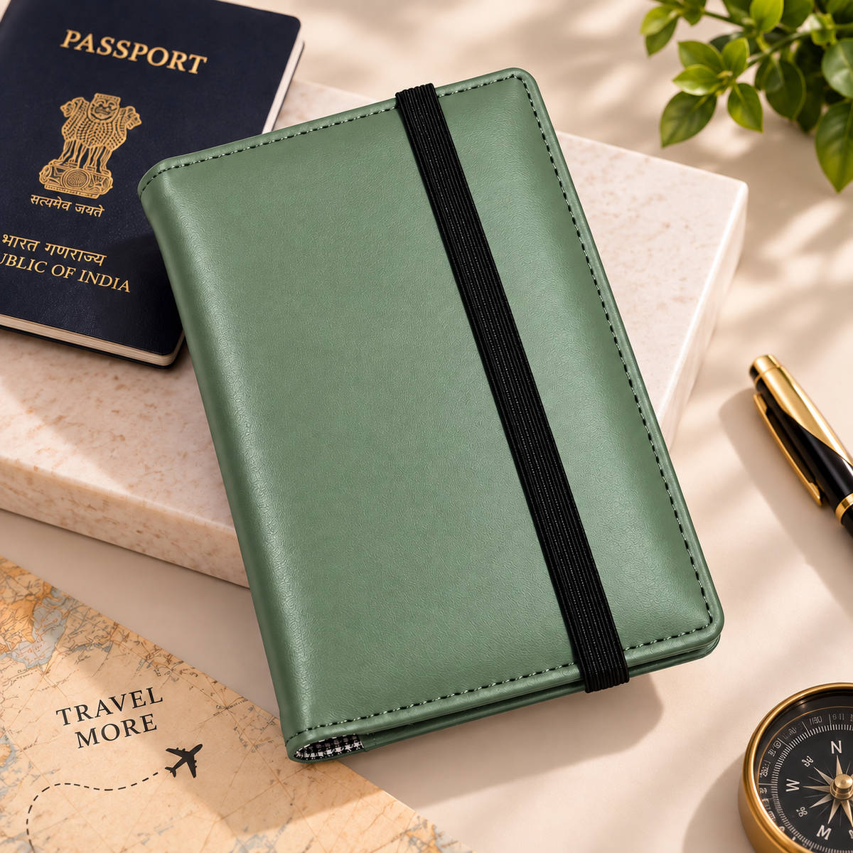 Premium Pastel Passport Holder for Men & Women