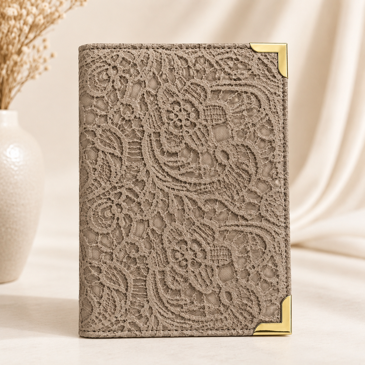 Premium Paisley Textured Passport Cover