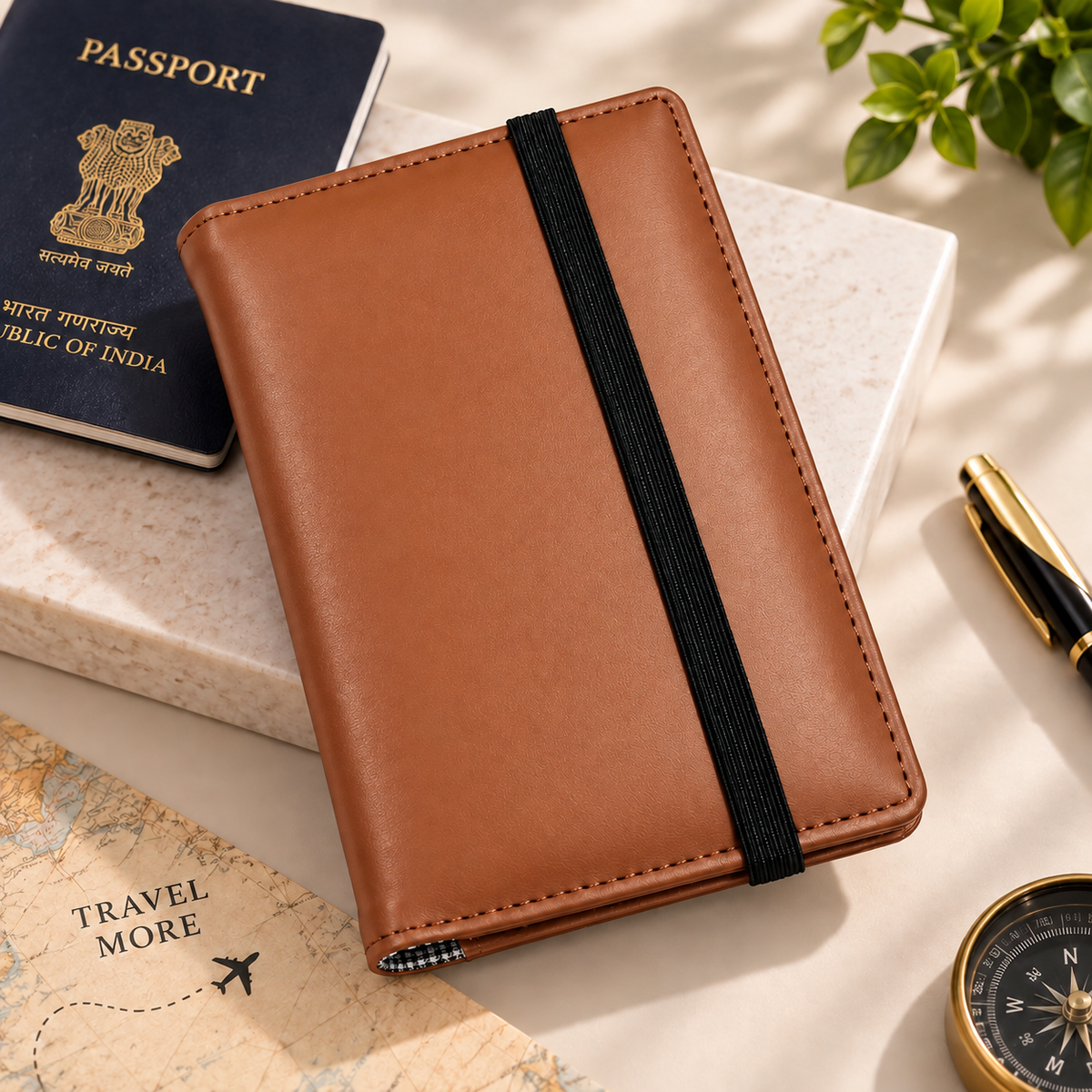 Premium Pastel Passport Holder for Men & Women