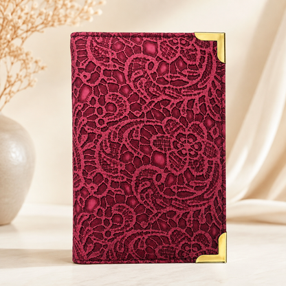 Premium Paisley Textured Passport Cover