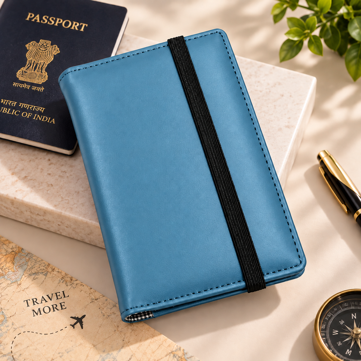 Premium Pastel Passport Holder for Men & Women