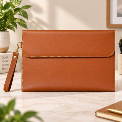 Executive Leather Laptop Sleeve
