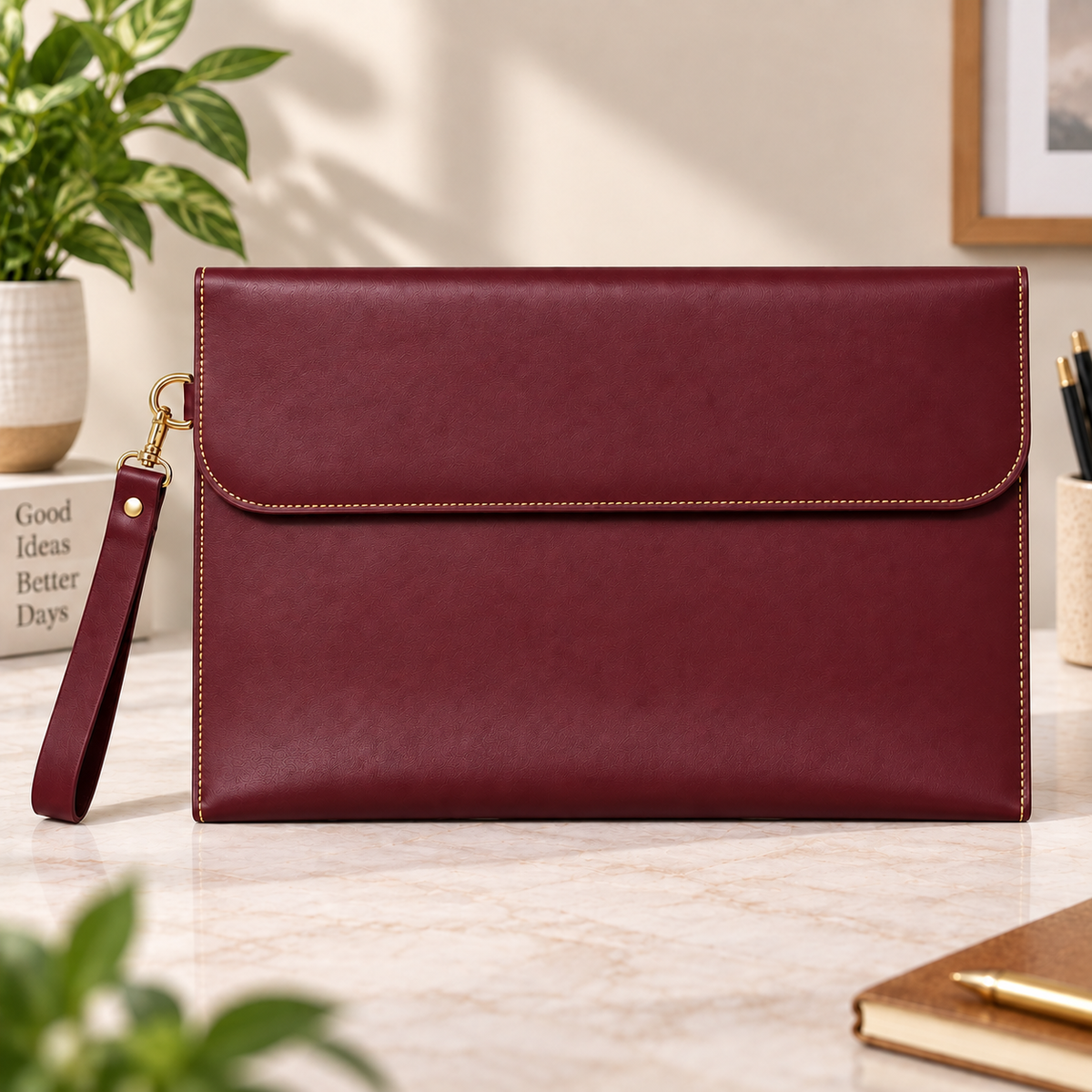 Executive Leather Laptop Sleeve