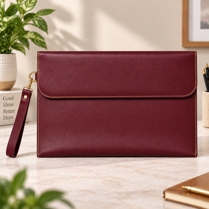 Executive Leather Laptop Sleeve