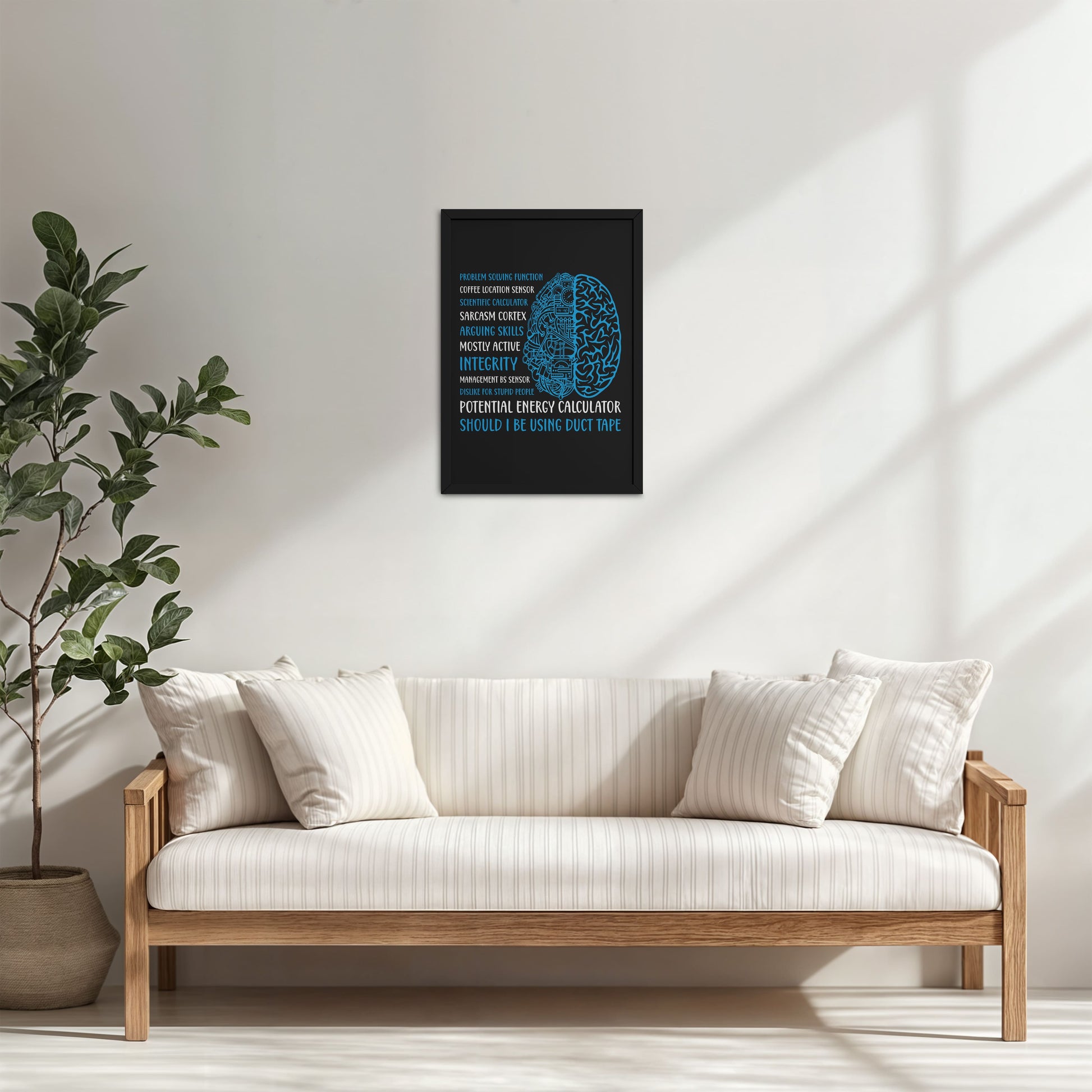 Living Room Cabinet Table Preview of Analytical Mind – A Peek Inside an Engineer’s Brain Frame in Black Color Frame