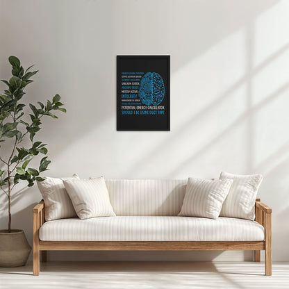 Living Room Cabinet Table Preview of Analytical Mind – A Peek Inside an Engineer’s Brain Frame in Black Color Frame
