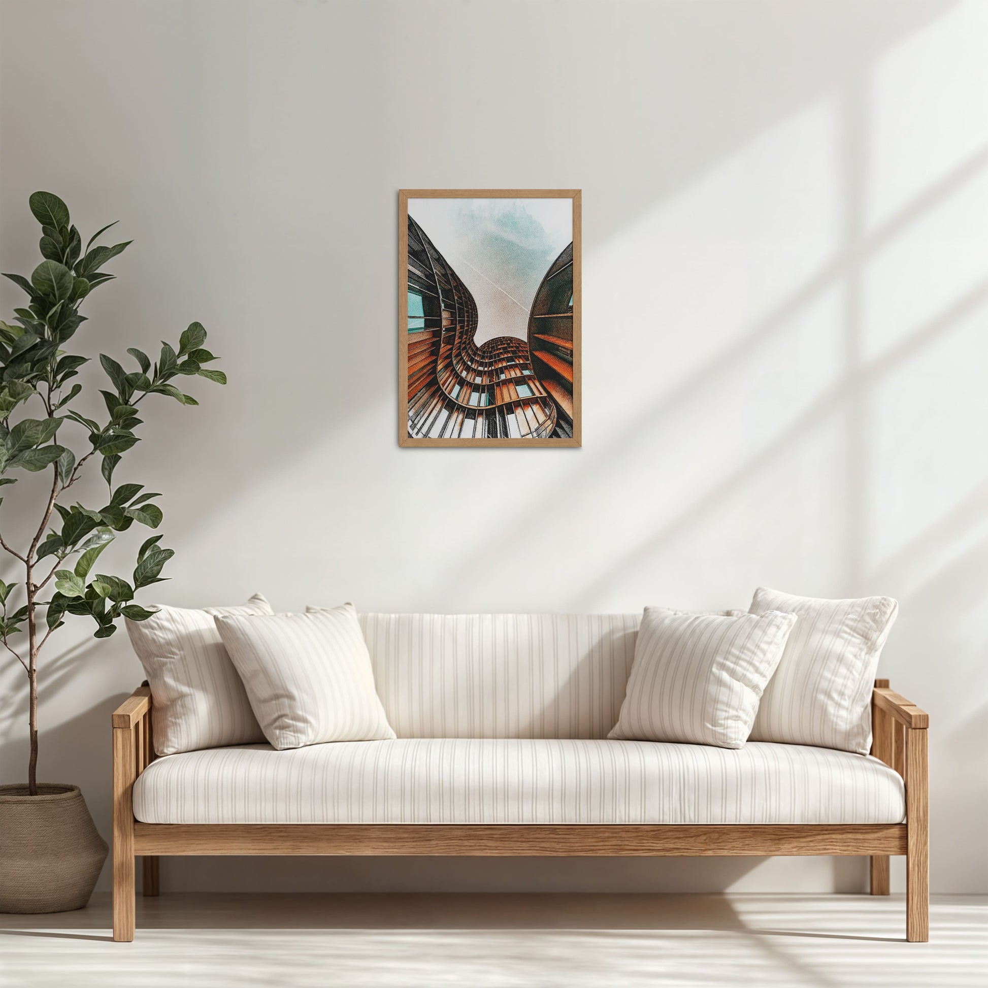 Living Room Cabinet Table Preview of Axel Tower Beauty – Modern Interior Architecture Frame in Natrual Color Frame