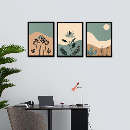 Handcrafted Floral Boho Art Photo Frame & Wall Décor