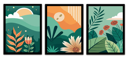 Nature-Inspired Boho Style Wall Art & Frame