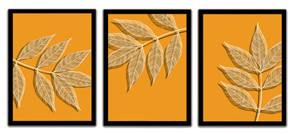 Autumn Leaves in Abstract Design – Framed & Wall Art