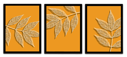 Autumn Leaves in Abstract Design – Framed & Wall Art