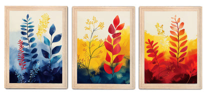 Abstract Floral Art Painting Frame & Wall Décor