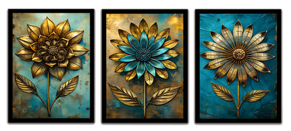 Stunning Abstract Flower Art Frames & Wall Décor