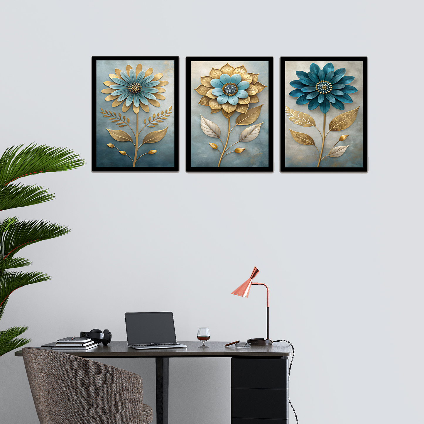 Beautiful Abstract Flower Premium Art Frames & Wall Décor