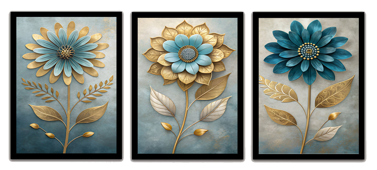 Beautiful Abstract Flower Premium Art Frames & Wall Décor