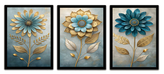 Beautiful Abstract Flower Premium Art Frames & Wall Décor