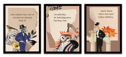 Life, Creativity & Fun – Inspirational Quote Photo Frame & Wall Décor
