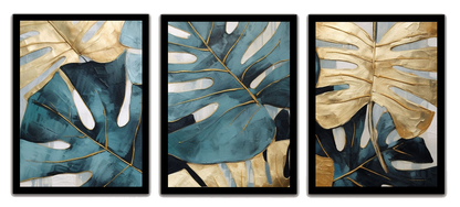 Nature-Inspired Modern Abstract Leaf Photo Frame