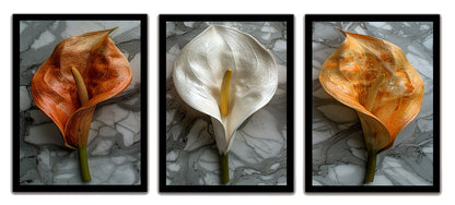 Delicate Lily Floral Painting Frames & Decorative Wall Art