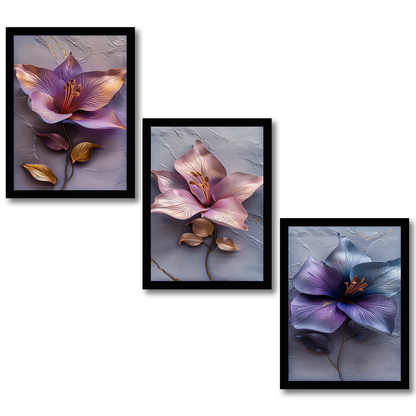 Charming Abstract Flower Painting Frames & Wall Art