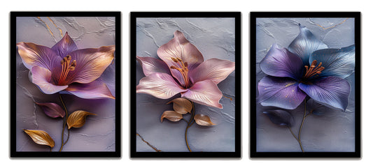 Charming Abstract Flower Painting Frames & Wall Art