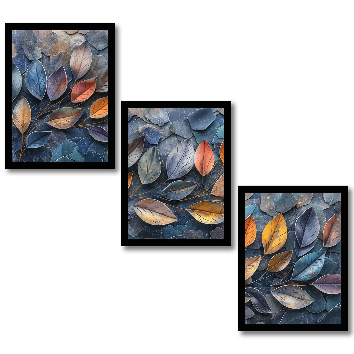 Beautiful Abstract Leaves Frames & Decorative Wall Art