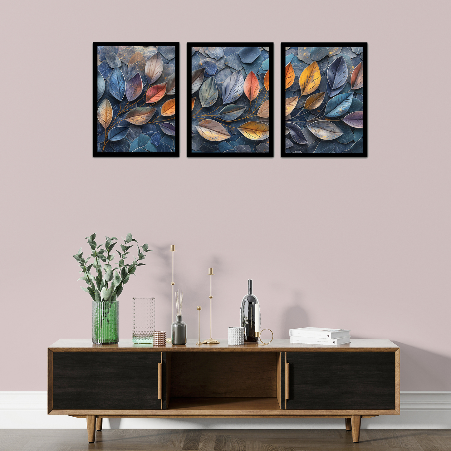 Beautiful Abstract Leaves Frames & Decorative Wall Art