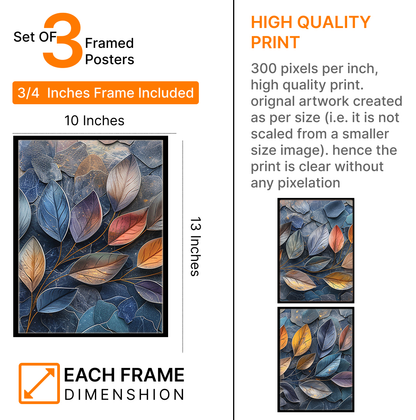 Beautiful Abstract Leaves Frames & Decorative Wall Art
