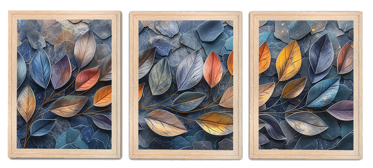 Beautiful Abstract Leaves Frames & Decorative Wall Art