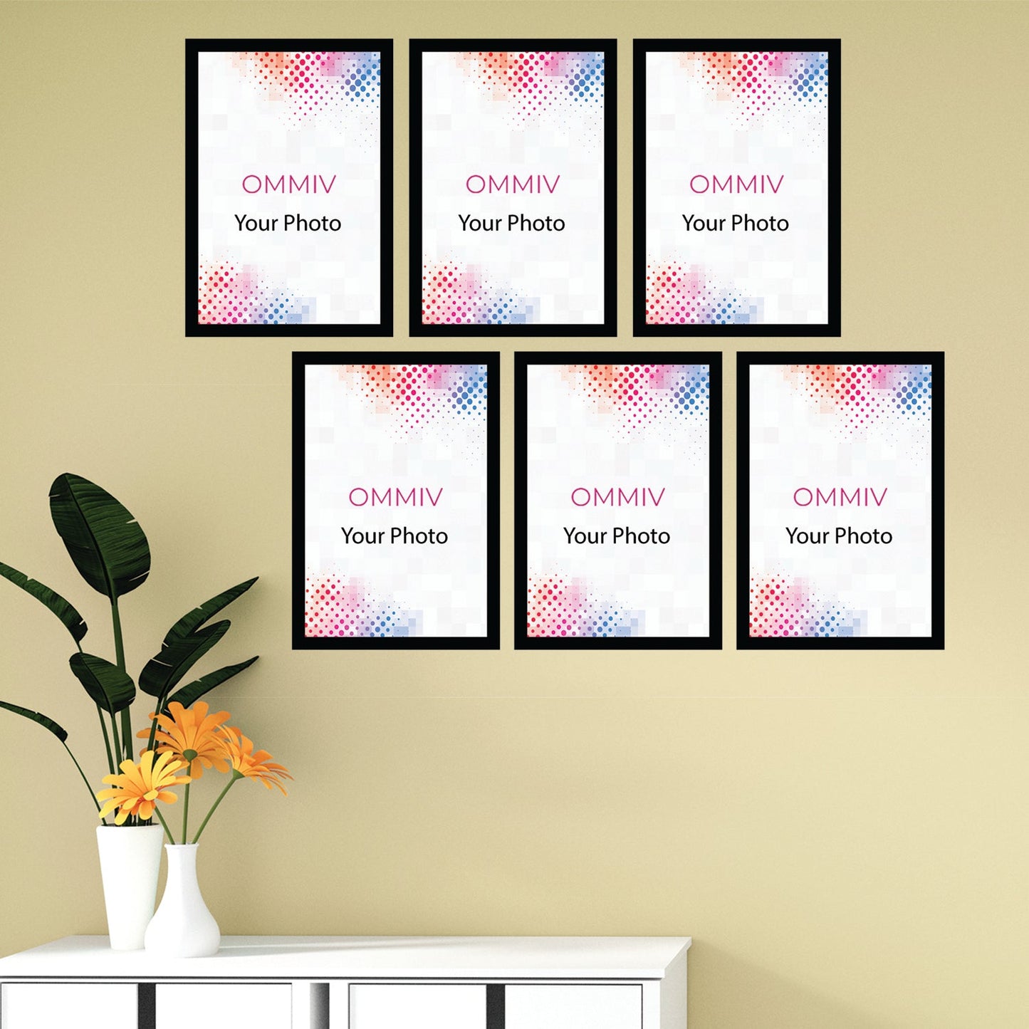 A4 Size Blank Frames (Set of 6)