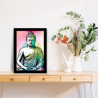 Lord Buddha: Meditative & Peaceful Face in Frame