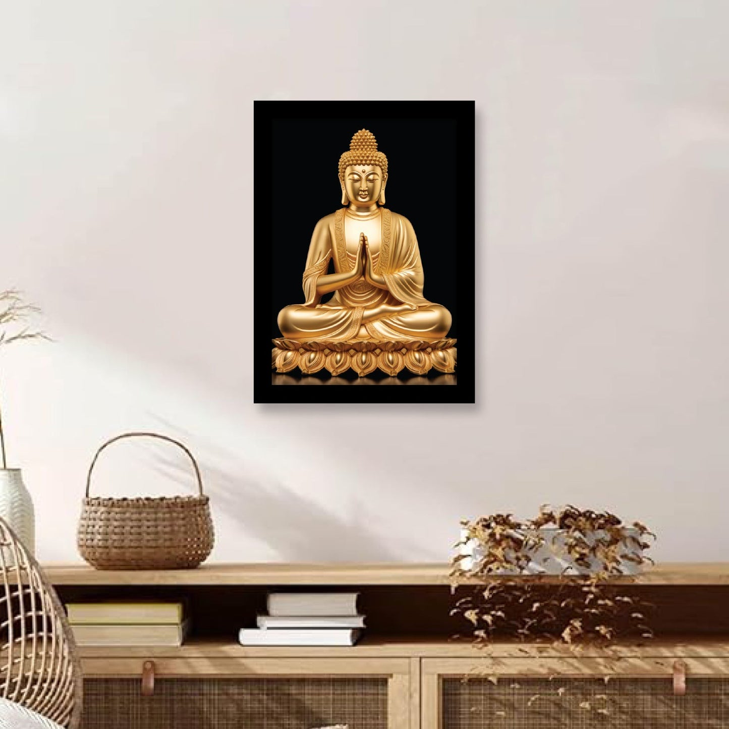 Gautam Buddha Meditation Photo Frame & Wall Art
