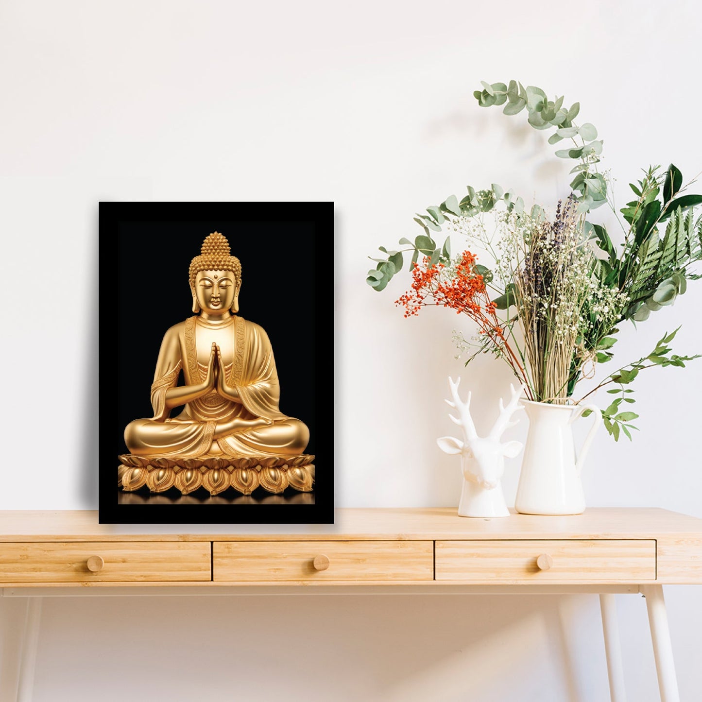 Gautam Buddha Meditation Photo Frame & Wall Art