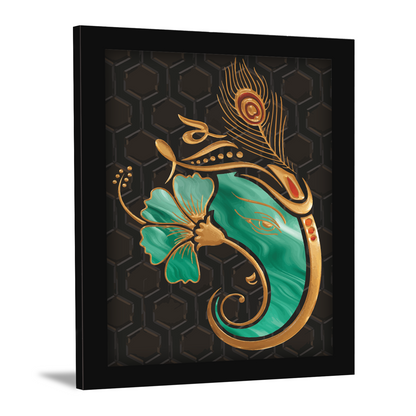 Ganesha spiritual Art Frame for wall decor