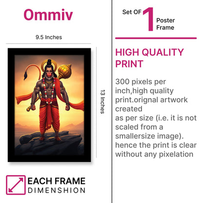 Jai Bajrangbali – Divine Photo Frame & Wall Art