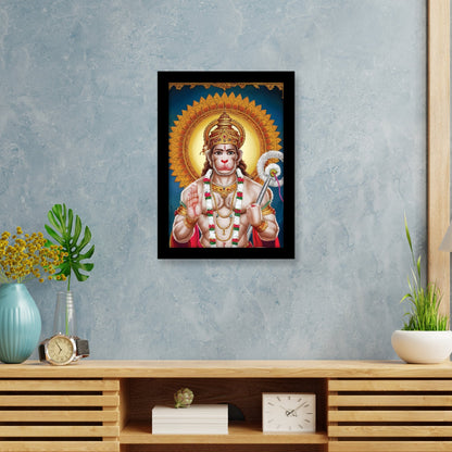Shri Hanuman Ji’s Blessing Photo Frame & Wall Art