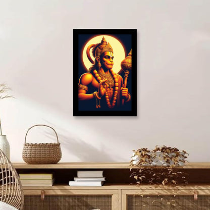 Hanuman Ji’s Divine Blessing Photo Frame & Wall Art