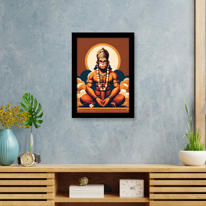 Mahabali Hanuman Photo Frame & Wall Art
