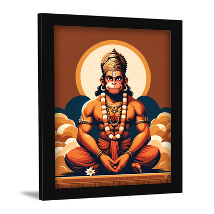 Mahabali Hanuman Photo Frame & Wall Art