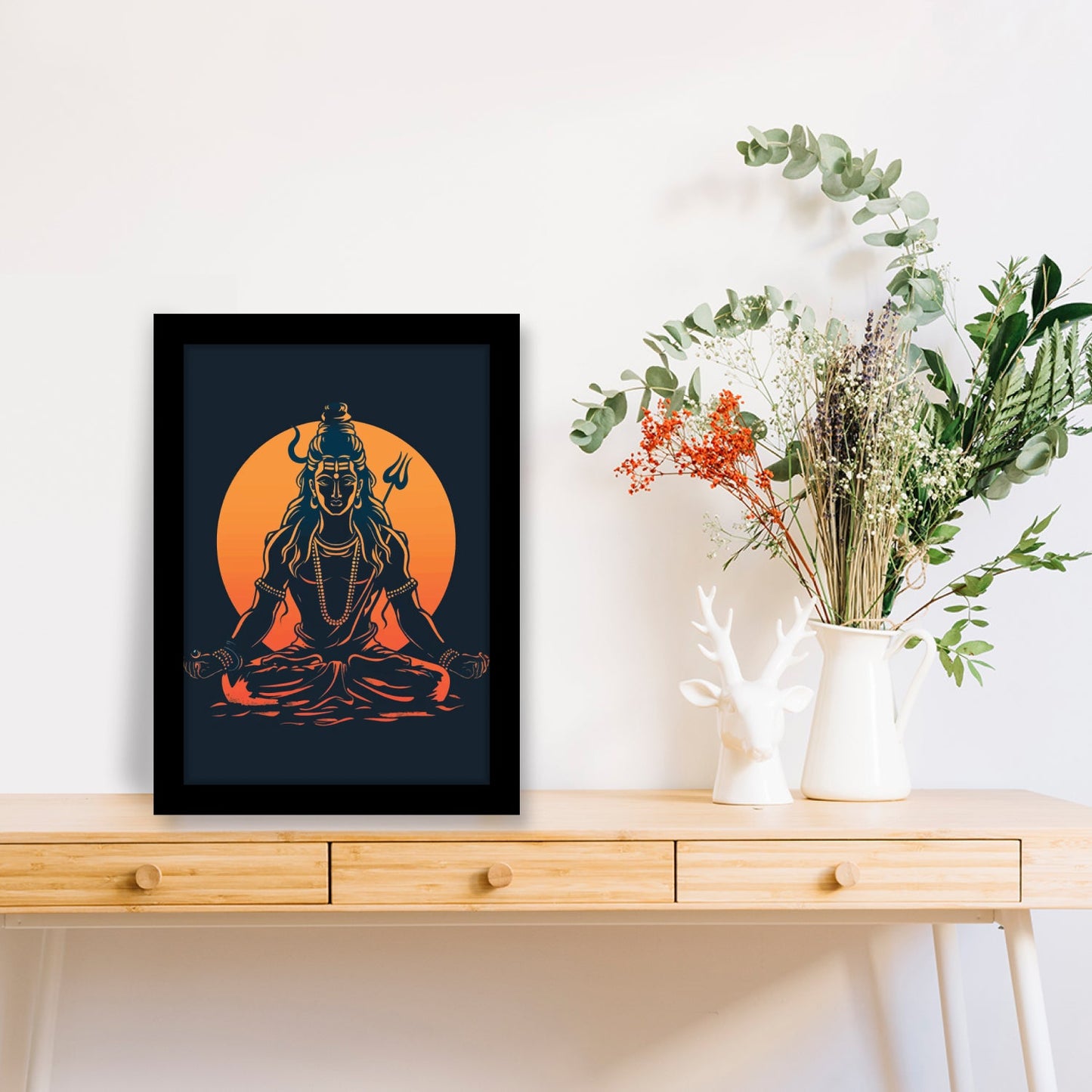 Sacred Lord Shiva Photo Frame & Wall Art
