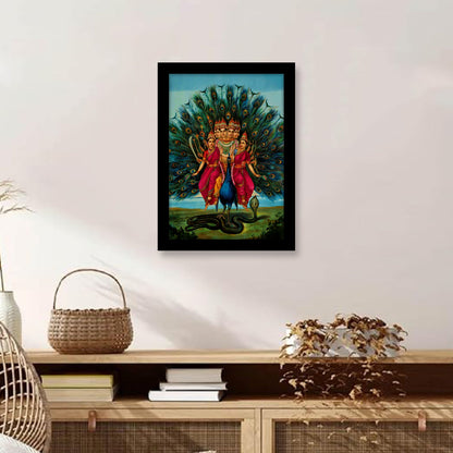 Lord Murugan: A Divine Creation by Raja Ravi Varma