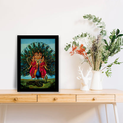 Lord Murugan: A Divine Creation by Raja Ravi Varma