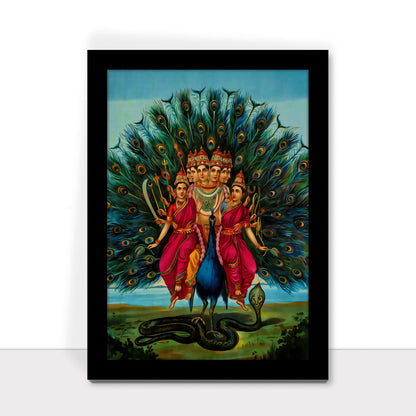 Lord Murugan: A Divine Creation by Raja Ravi Varma
