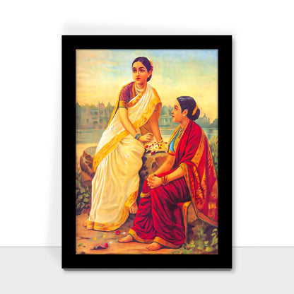 Radha: Capturing Devotion and Beauty by Raja Ravi Varma