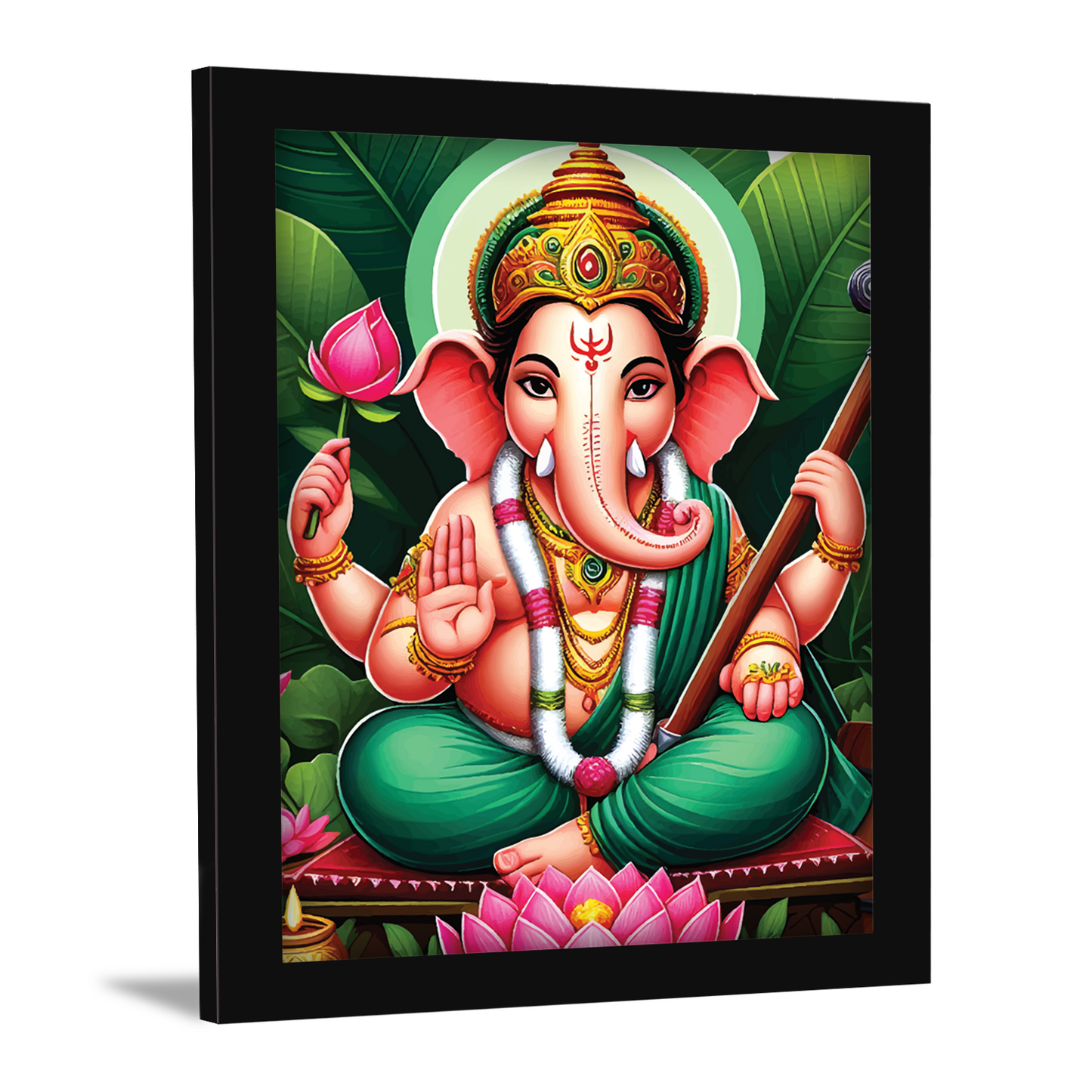 Vighnharta Lord Ganesha: Wall Art & Photo Frame