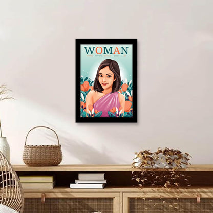 WOMAN: A Powerful Tribute to Every Woman – Women’s Day Photo Frame