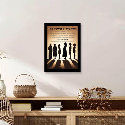 The Power of Woman – Celebrate Strength & Grace with Women’s Day Photo Frame & Wall Art