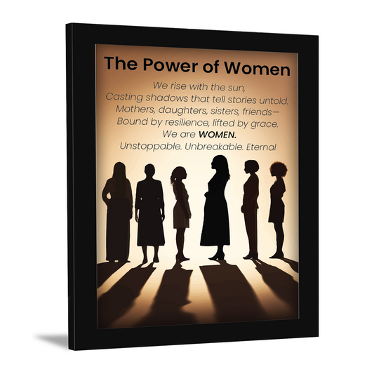 The Power of Woman – Celebrate Strength & Grace with Women’s Day Photo Frame & Wall Art