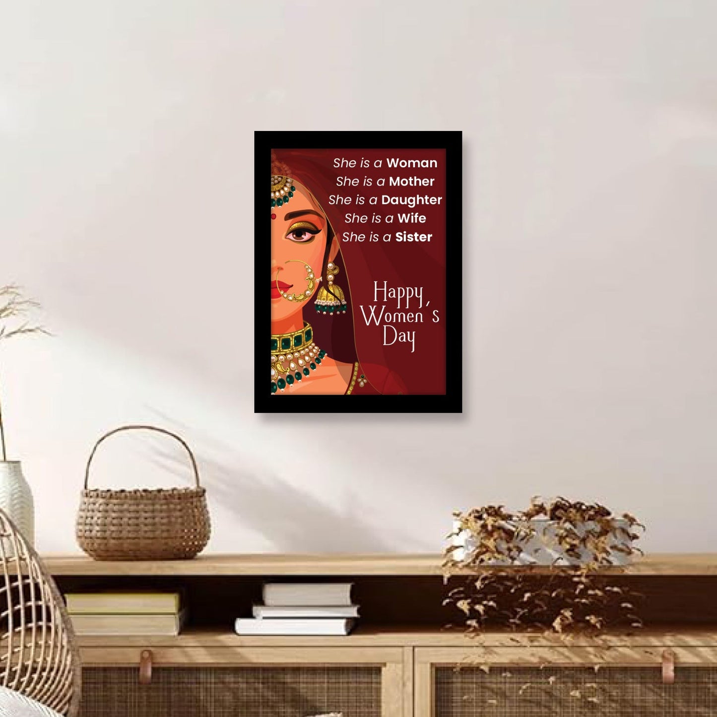 Every Role, Every Strength – Women’s Day Photo Frame