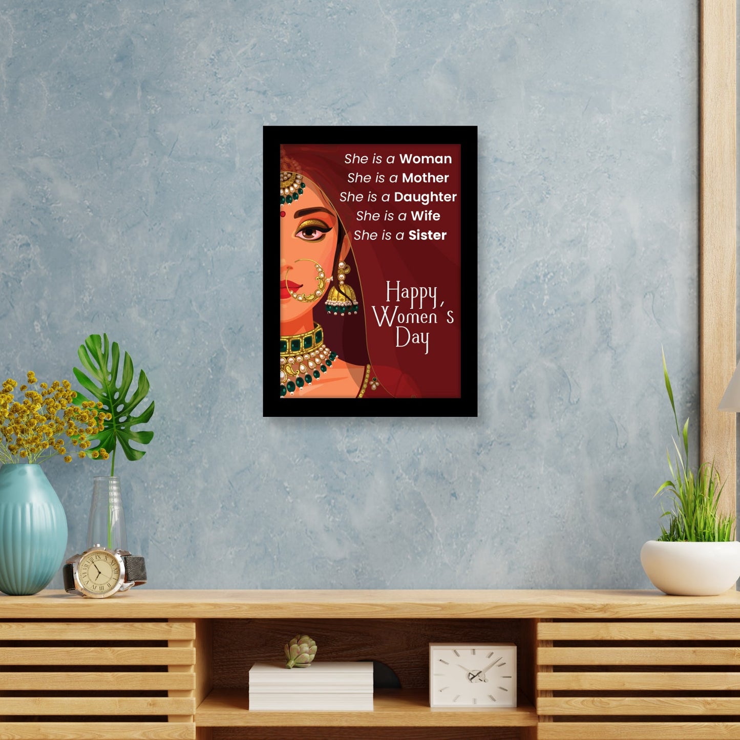 Every Role, Every Strength – Women’s Day Photo Frame